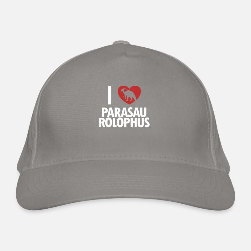 J’adore Parasaurolophus Dinosaur Lover Casquette classique bio