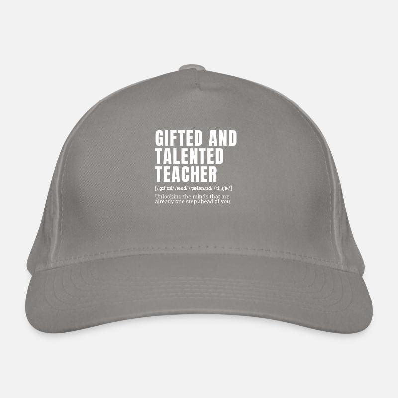 Enseignant doué et talentueux Définition Humour Casquette classique bio