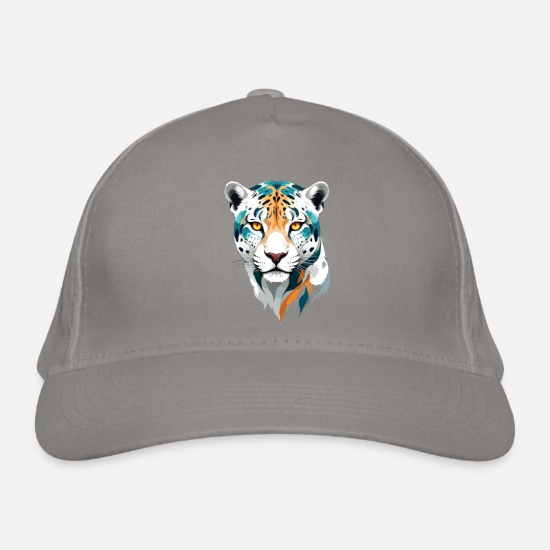 Leopard Vector Art Vibrant Colors Illustration Organic Baseball Cap