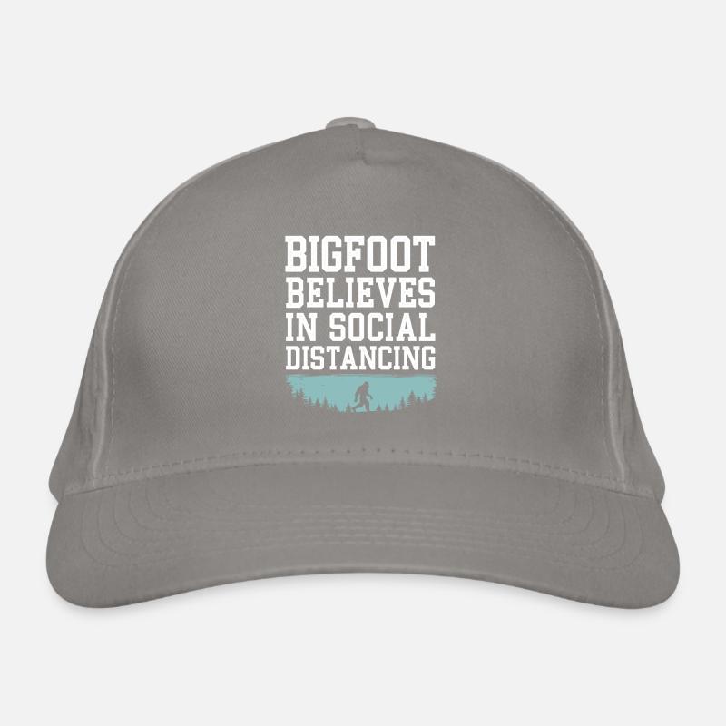 Bigfoot croyant Sasquatch Cryptide Créature de la forêt Casquette classique bio
