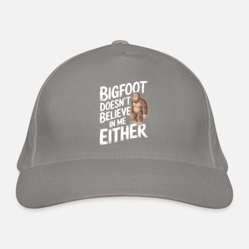 Bigfoot Believer Sasquatch Cryptid Forest Creature Organic Baseball Cap
