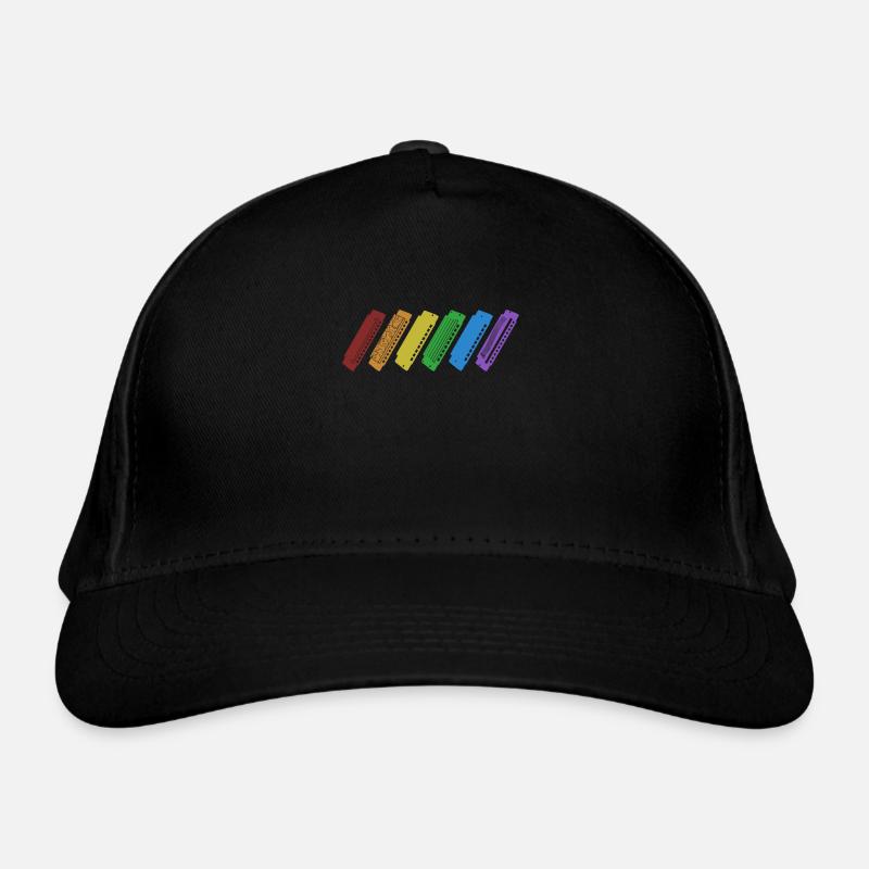 Harmonica LGBT Rainbow Harmoniste Harmoniciste Casquette classique bio