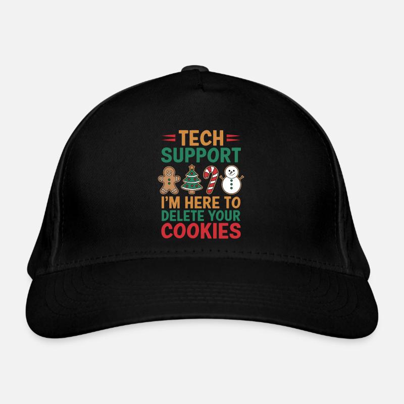 Cookies Spruch Lustig Weihnachtsplätzchen Geschenk Bio-Baseballkappe