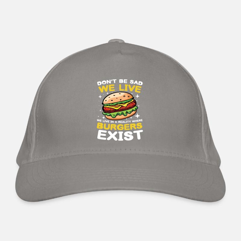 Hamburger Burger Classic American Dishes Organic Baseball Cap