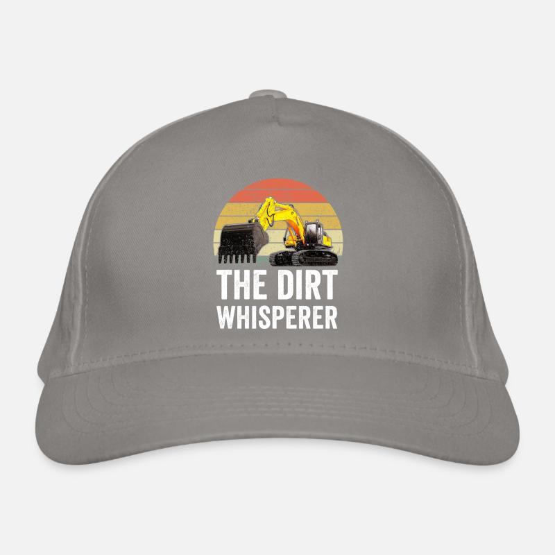 Excavator Construction Worker Organic Baseball Cap