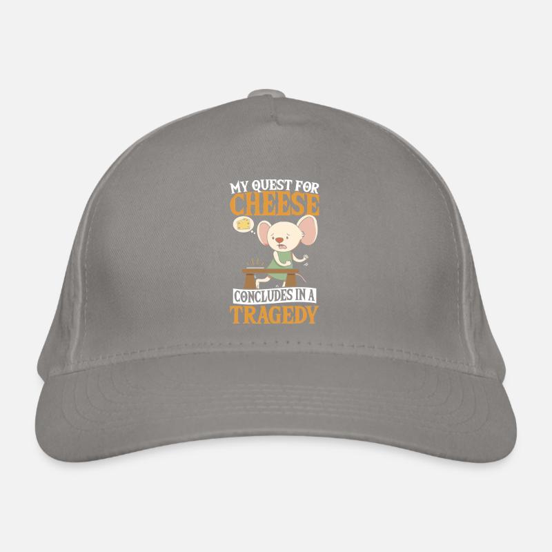 Brie Blue Cheese My Search for Cheese Organic Baseball Cap