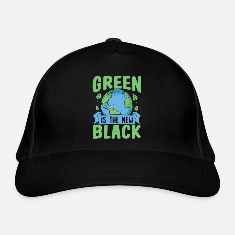 Le vert est le nouveau noir Casquette classique bio