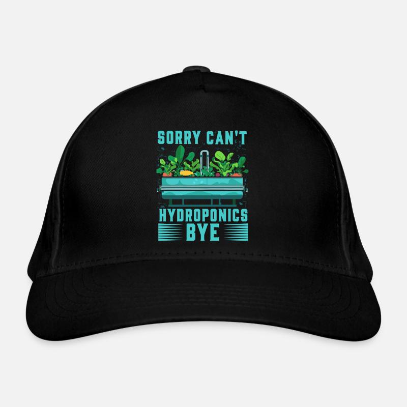 Désolé, je ne peux pas Hydroponics Bye - Casquette classique bio - noir