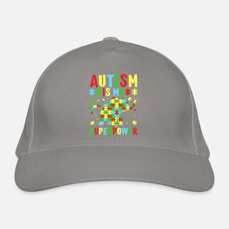 autism is my superpower Bio-Baseballkappe