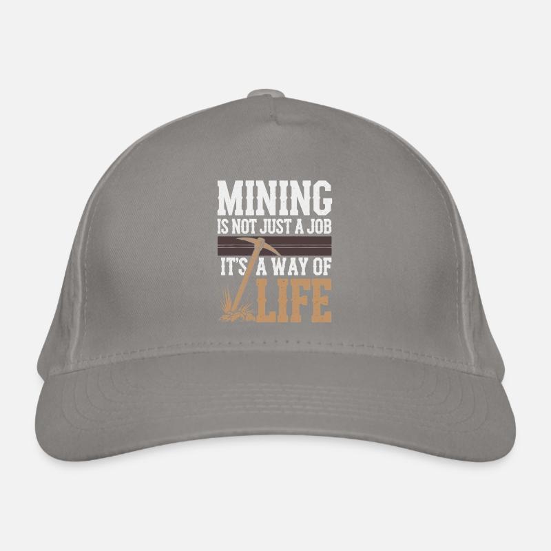 Mineur de charbon Travailleur du casque de sécurité pour mines souterraines Casquette classique bio