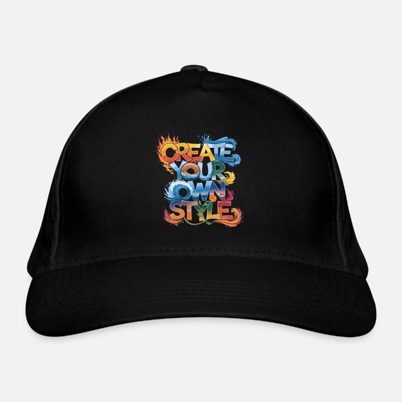 Créez votre propre style Variété de couleurs Casquette classique bio
