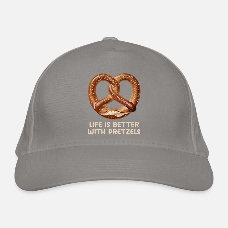 Brezeln Spruch Brezel Laugenbrezel Bäcker Bio-Baseballkappe