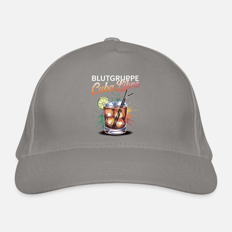 Groupe sanguin Cuba Libre Cocktail Bartender Casquette classique bio