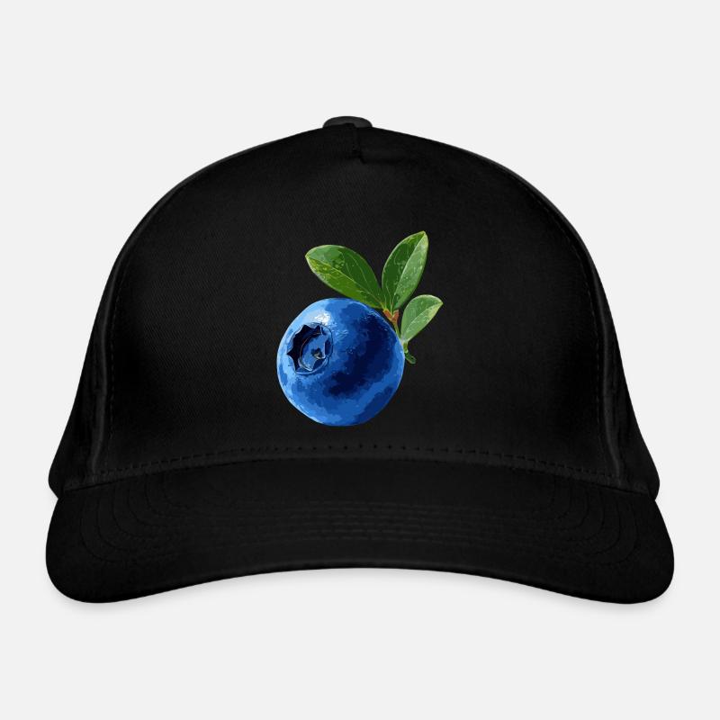 Blaubeere Bio-Baseballkappe