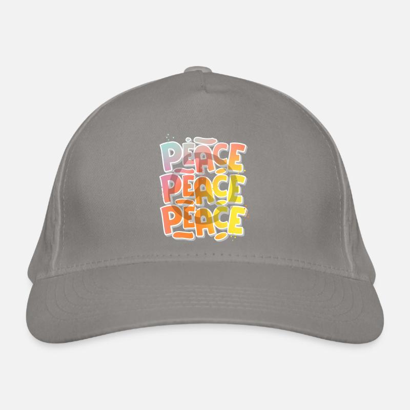 Peace Bio-Baseballkappe