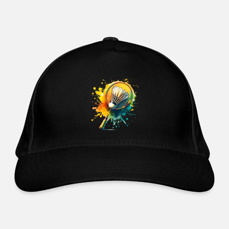 Badminton Organic Baseball Cap