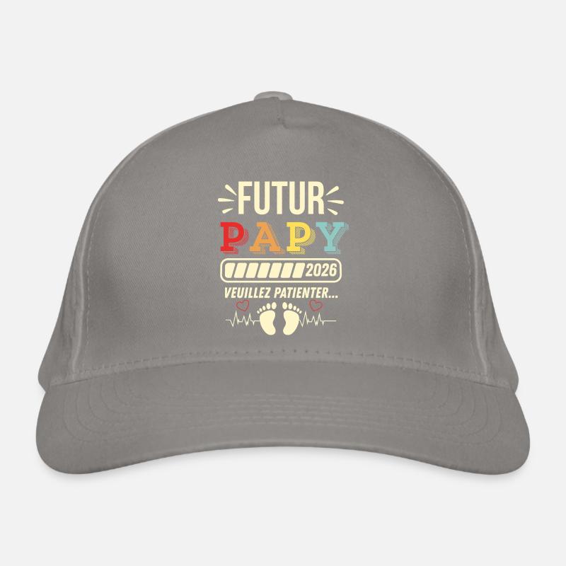 Future Grandpa 2026 Vintage-Stil Bio-Baseballkappe