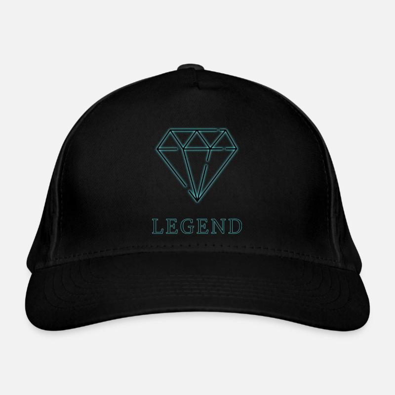 LÉGENDE – Conception en diamant Casquette classique bio