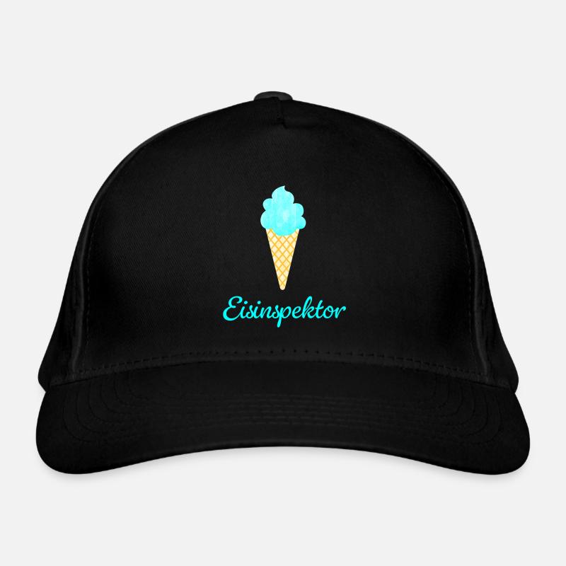 Eis Inspektor Bürohumor Büroleben Eiscreme Fan  Bio-Baseballkappe
