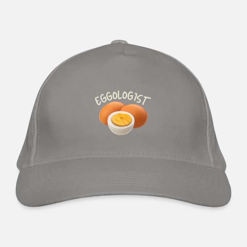 Egg, eggs, funny saying Organic Baseball Cap