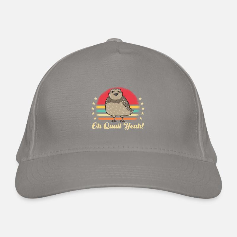 Oiseau de caille Casquette classique bio