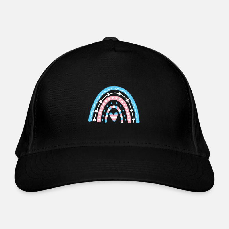 Fierté transgenre Boho Rainbow Casquette classique bio