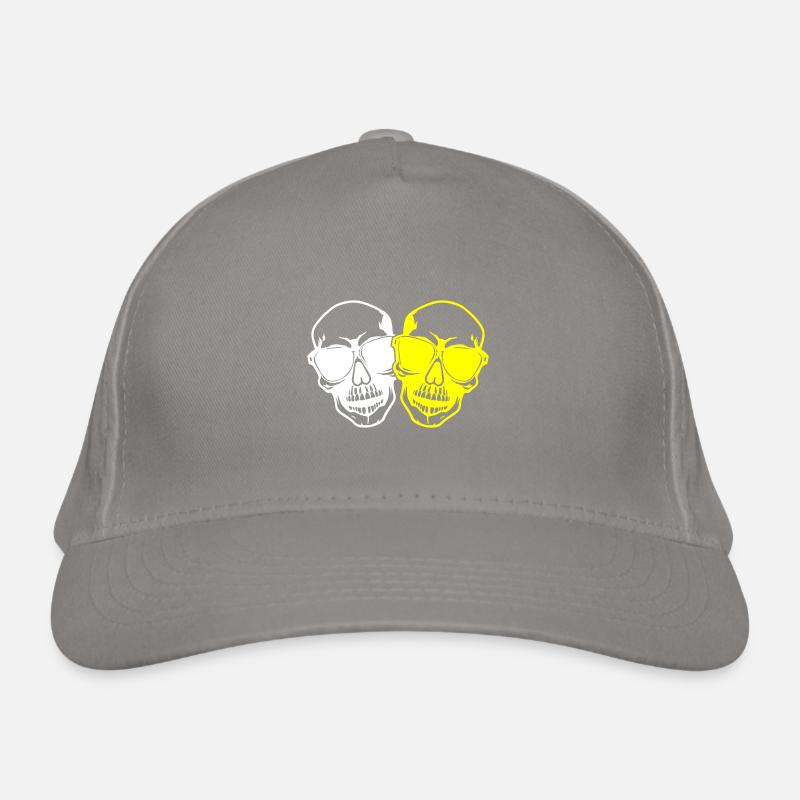 Stylisch Totenkopf Bio-Baseballkappe
