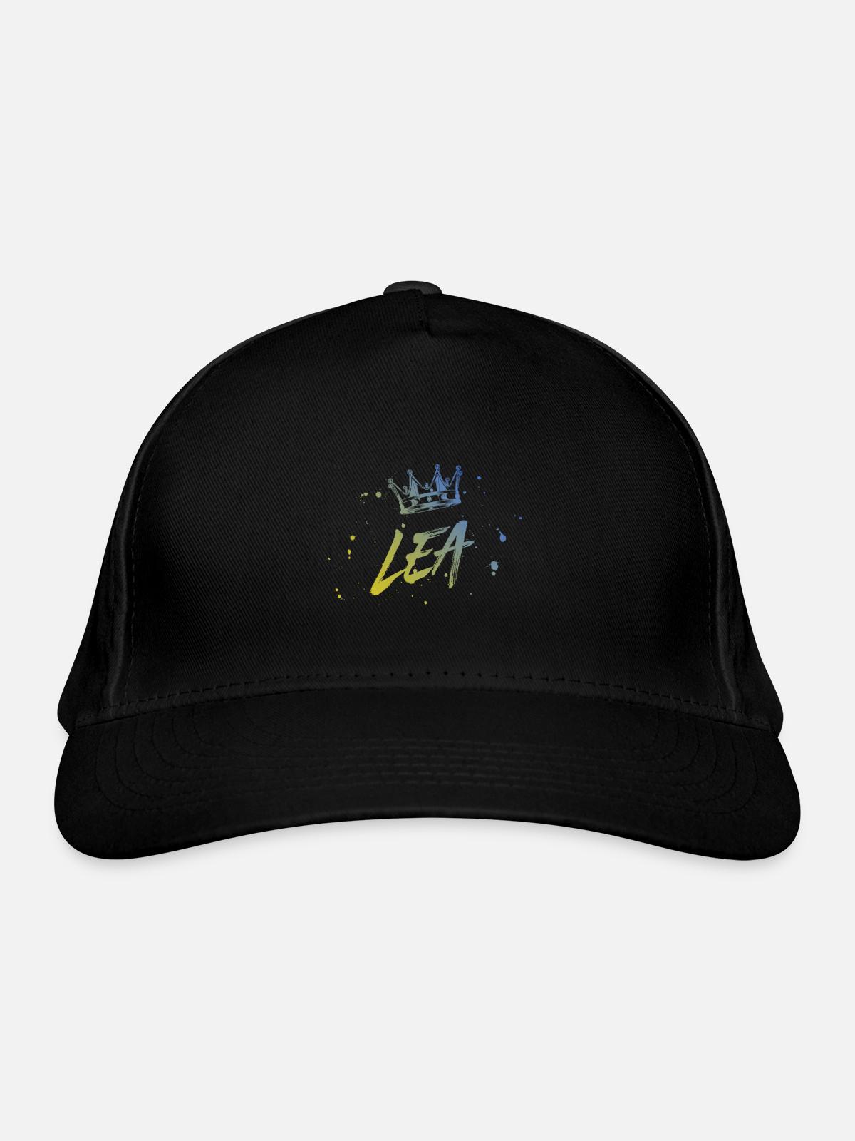 Lea - Bio-Baseballkappe - Schwarz - Vorne