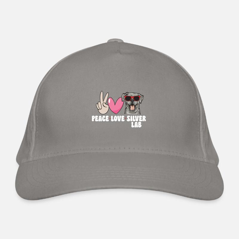 Silver Labrador Retriever Silver Lab Casquette classique bio