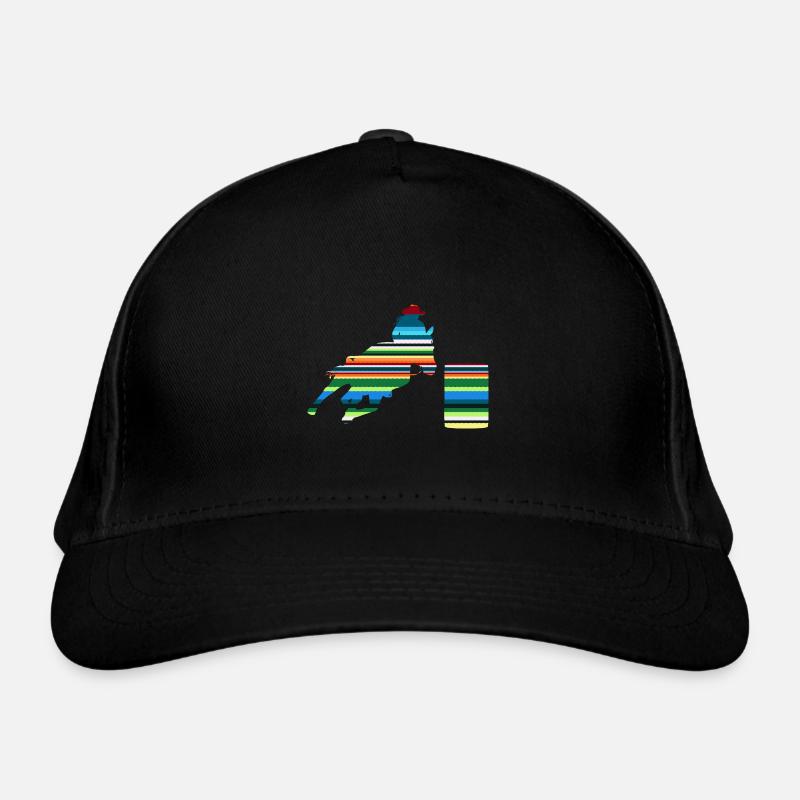 Rodeo Barrel Racing Horse Organic Baseball Cap