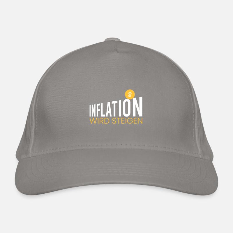 Inflation wird steigen Bio-Baseballkappe