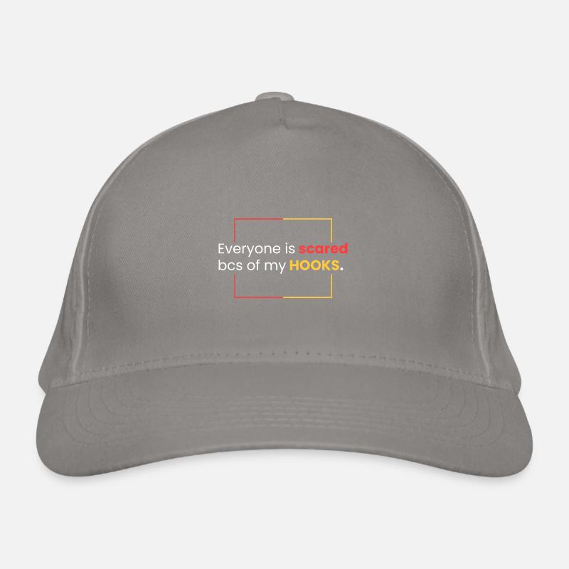 AFRAID OF MY HOOKS Organic Baseball Cap