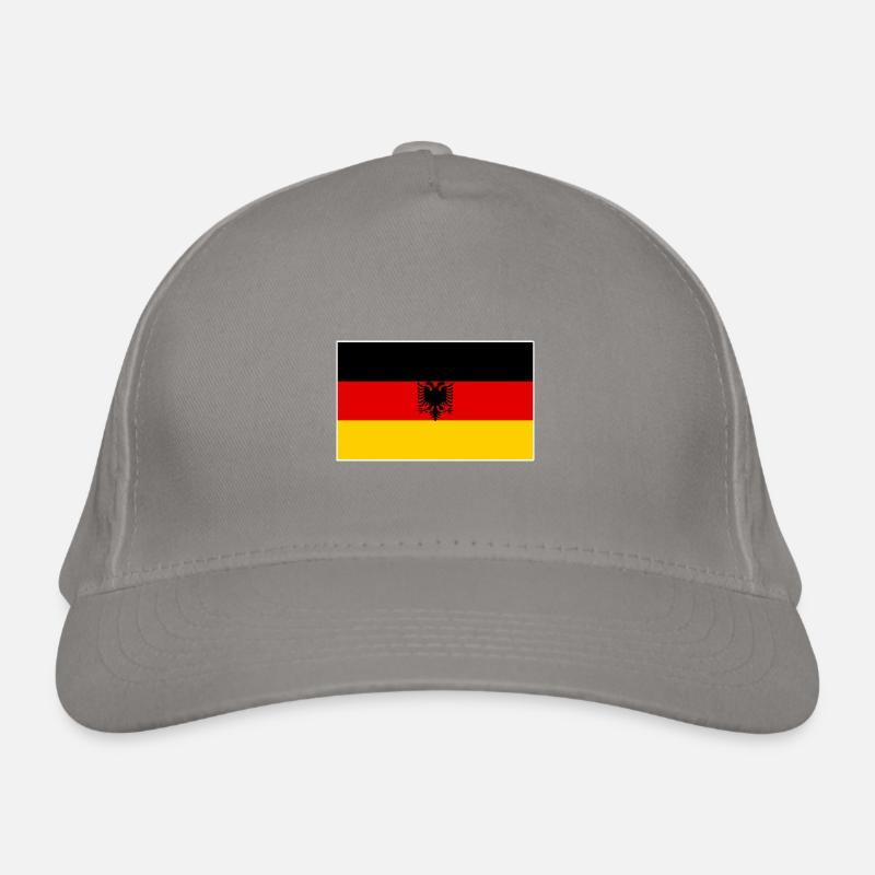 Drapeau albanais Aigle albanais Shqiponja Casquette classique bio