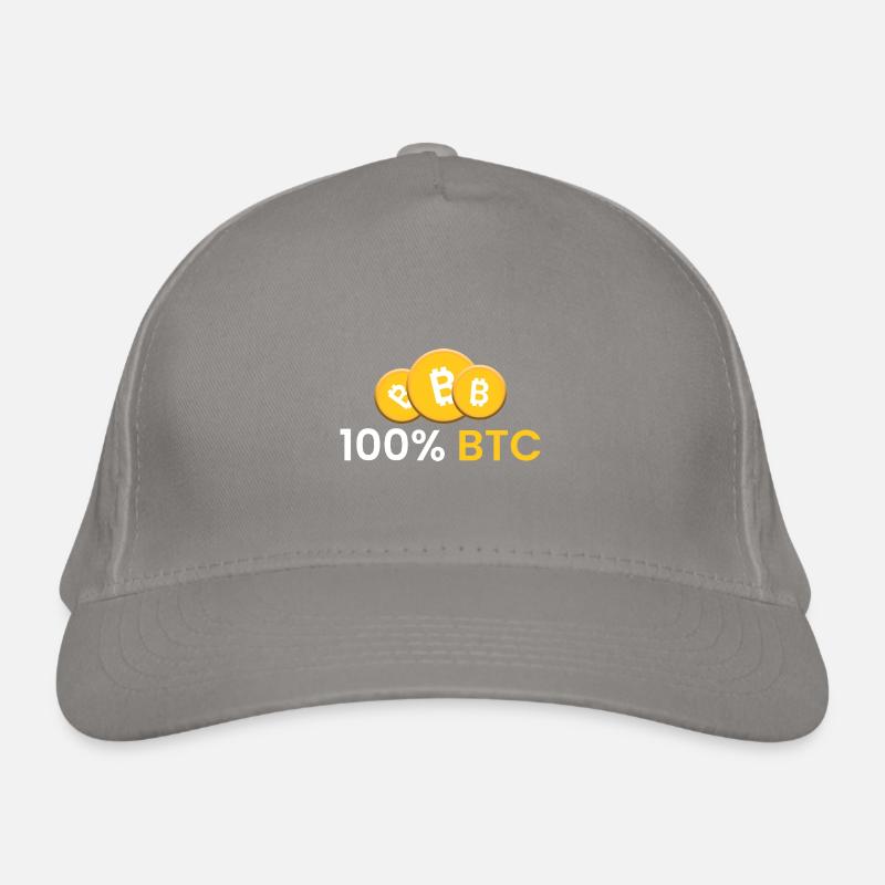 100% BTC Bio-Baseballkappe