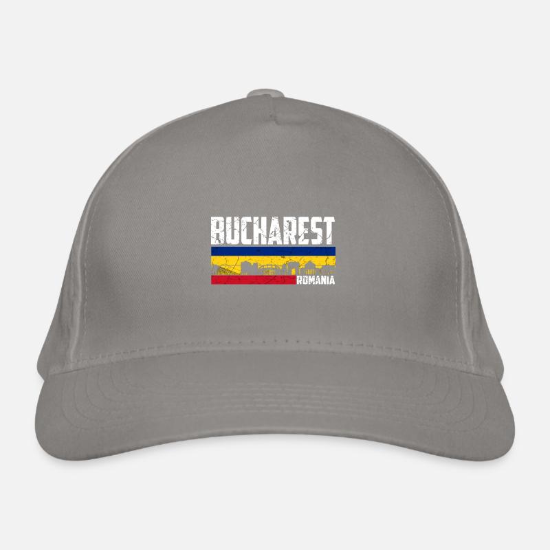 Bucharest Romania City Romanian Organic Baseball Cap