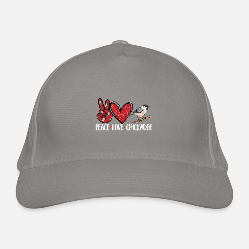 Bird Chickadee Bird Watching Organic Baseball Cap