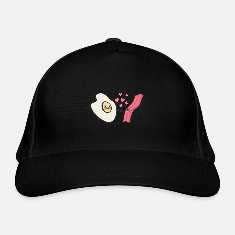Bacon Eggs Brunch Breakfast Eggs and Bacon Organic Baseball Cap