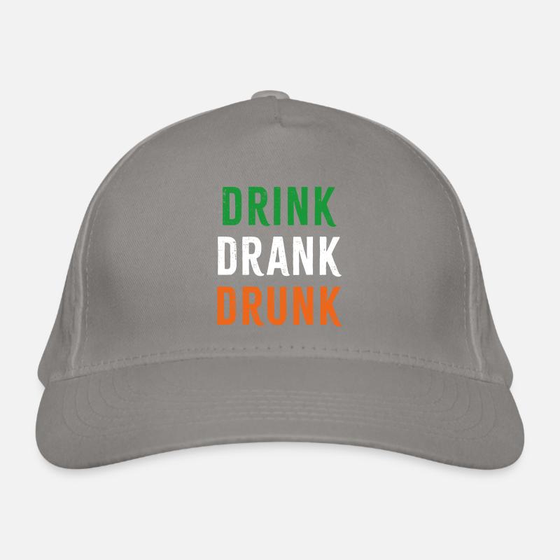 Trinken Sie getrunken Bio-Baseballkappe