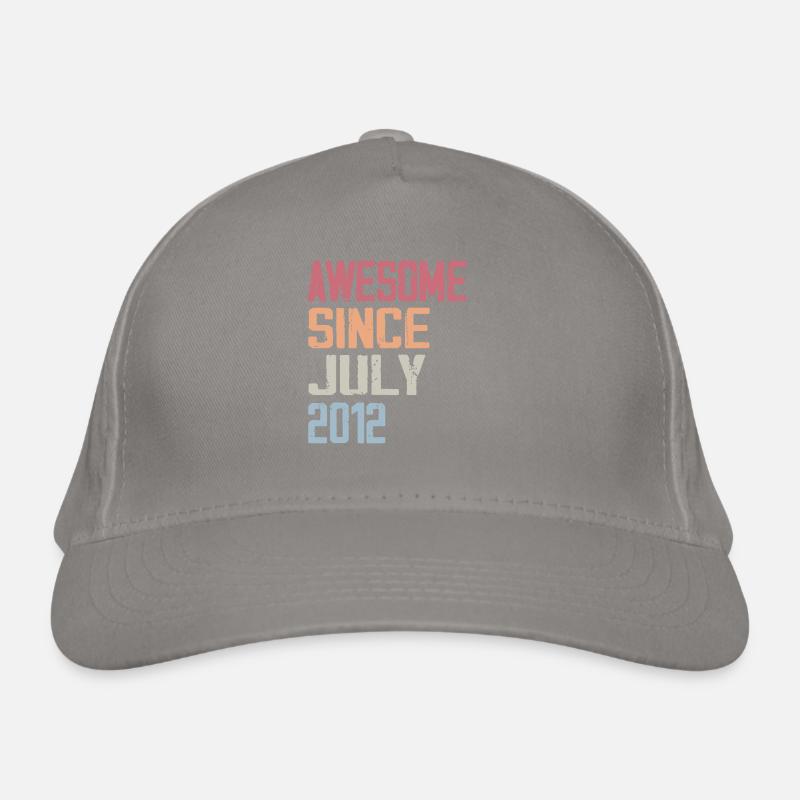 July 2012 Birthday Gift July 2012 Organic Baseball Cap
