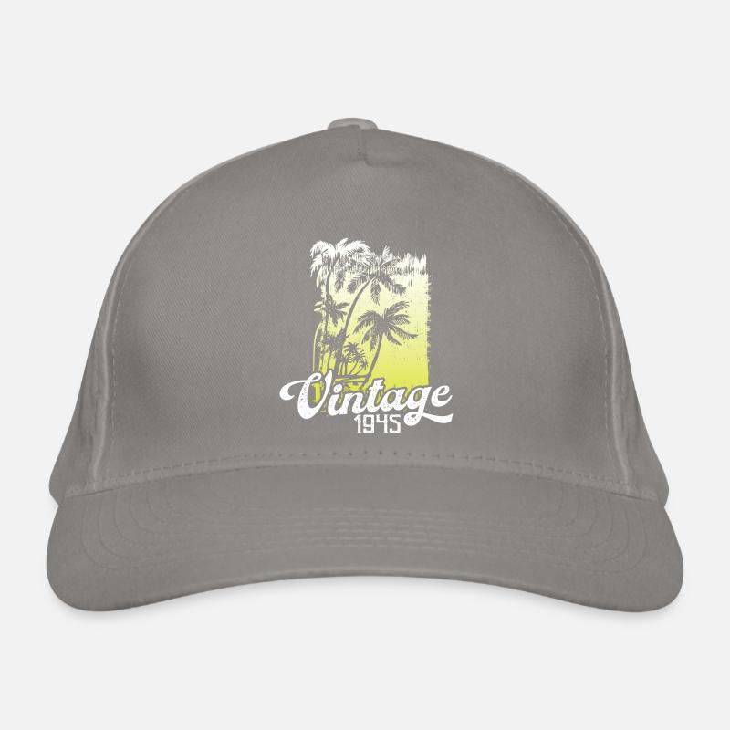 Cette légende est née en 1945 Anniversaire Rétro Casquette classique bio