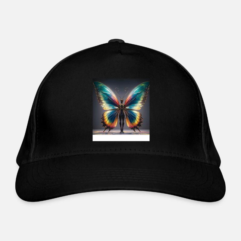 aAnthropomorpher Schmetterling Bio-Baseballkappe
