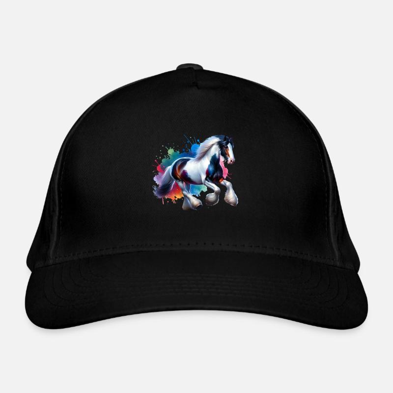 Cheval Shire Cadeau Cheval Casquette classique bio