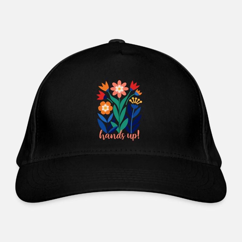 Blumen - Frühling - Sommer - Blüten Bio-Baseballkappe