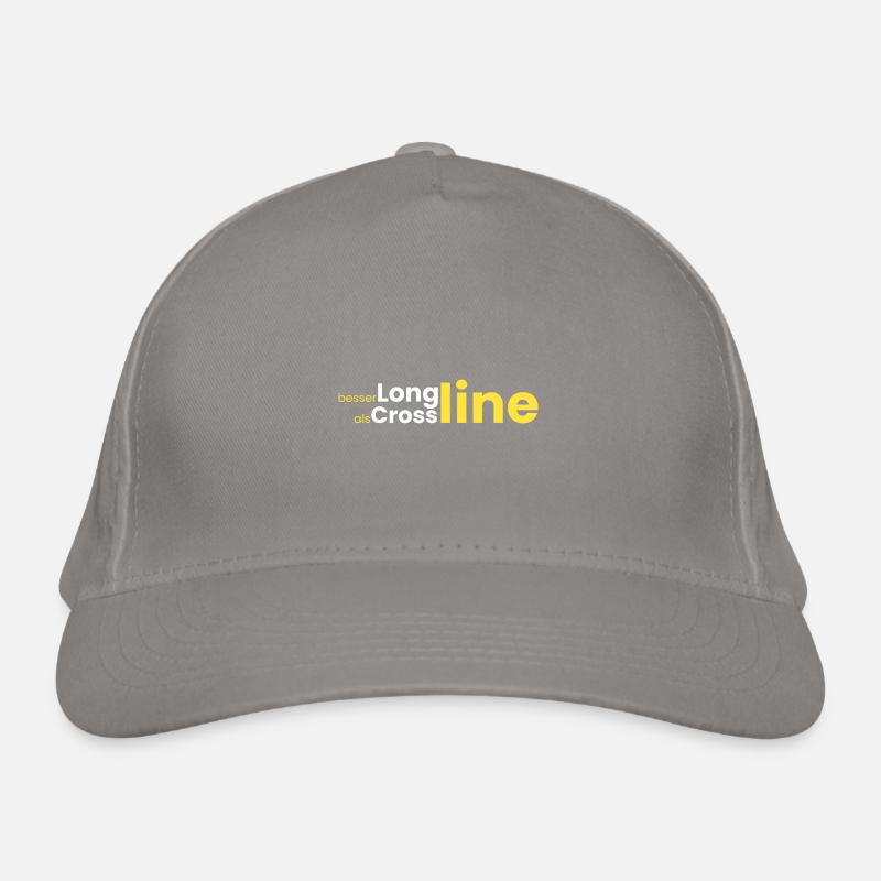 besser Longline als Crossline Bio-Baseballkappe