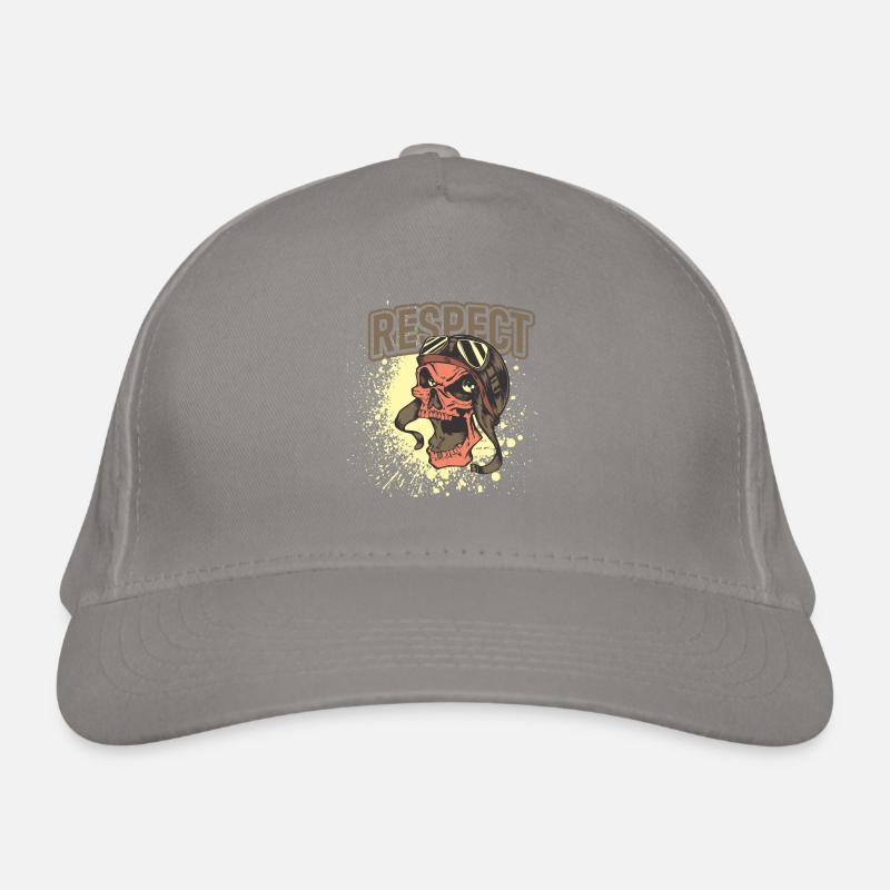 Totenkopf Bio-Baseballkappe