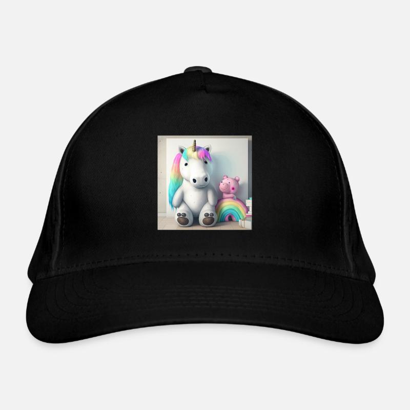La licorne aime Teddy Casquette classique bio