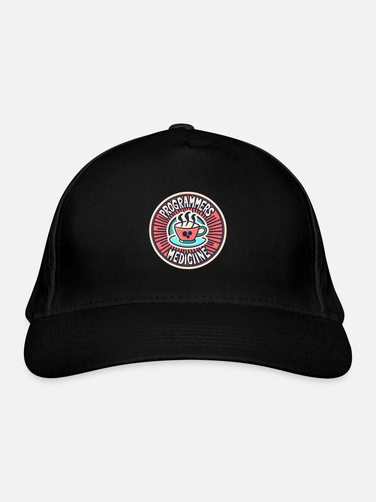 Programmers Medicine - Organic Baseball Cap - black - Front