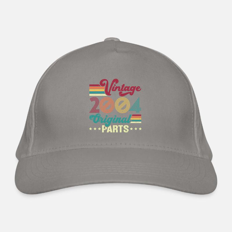 Vintage 2004 Original, Birthday Gift Organic Baseball Cap