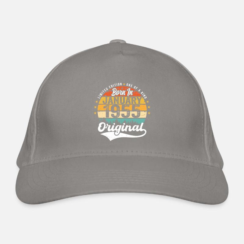 Les Legends sont nés en janvier 1955 Casquette classique bio