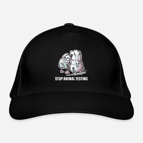 ❤ CHARITY SHIRT ❤ Stop Animal Testing - Bio-Baseballkappe
